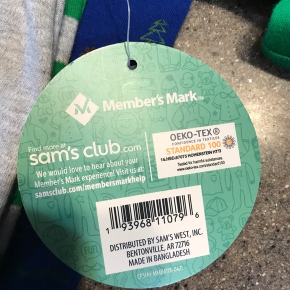 🆕 Members Mark (3)Pack Sleep n' Play Size: Newborn Dinosaur Prints - Picture 5 of 6